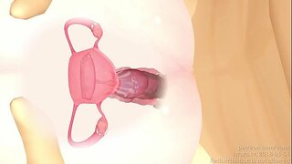 Oko Кидзуны, самоналивающийся w Mirai Akari 2 Iwara